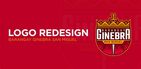 Logo Redesign Barangay Ginebra San Miguel .